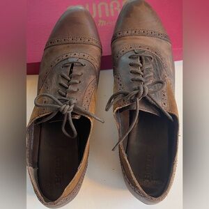 Born Women’s Distressed Brown Leather Derbys